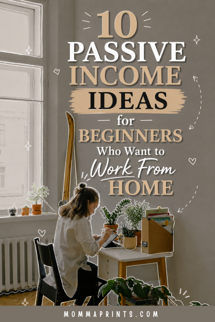 10 Passive Income Ideas for Beginners Who Want to Work From Home