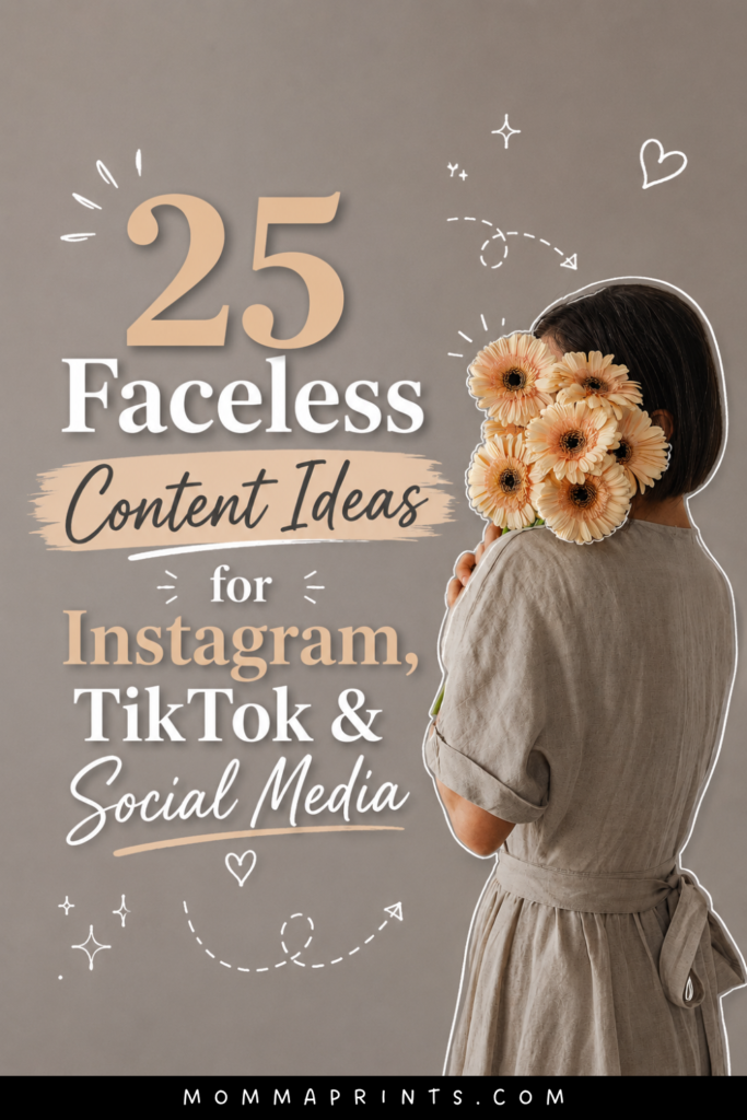 25 Faceless Content Ideas for Instagram, TikTok & Social Media