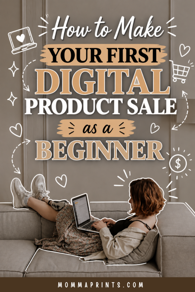 How to Make Your First Digital Product Sale as a Beginner